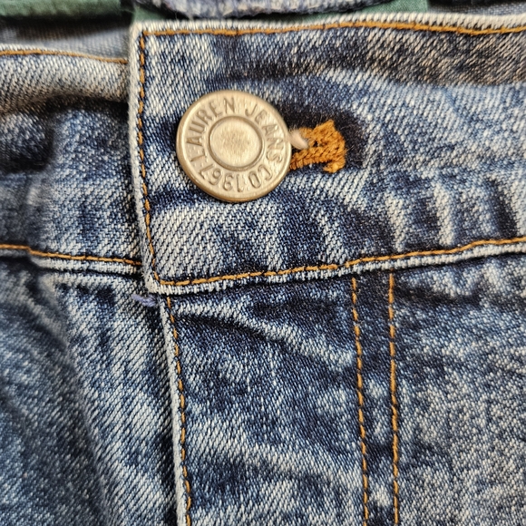 Ralph Lauren Classic Blue Denim Jeans Woman Size 14 - Picture 3 of 9